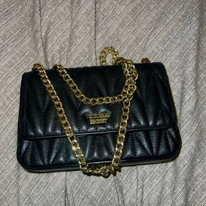 Victorias Secret cross body with gold hardware